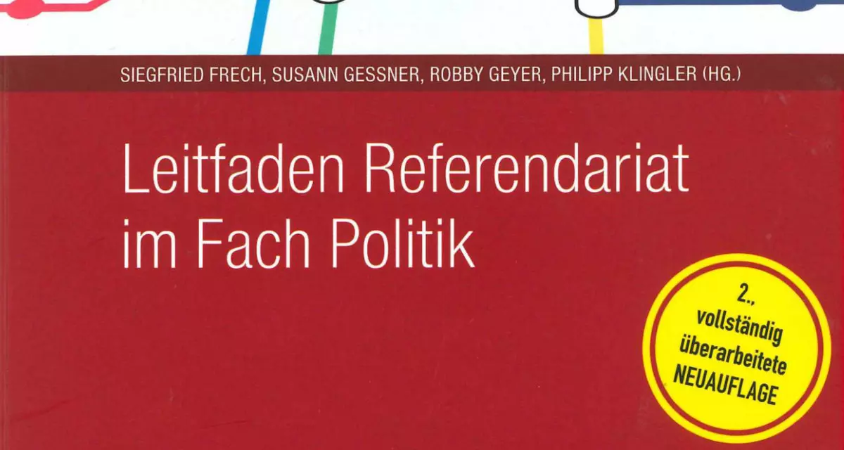 Leitfaden Referendariat im Fach Politik 2025. Foto: LpB BW