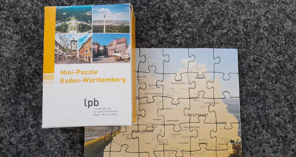Mini-Puzzle BW 2024. Foto: LpB BW