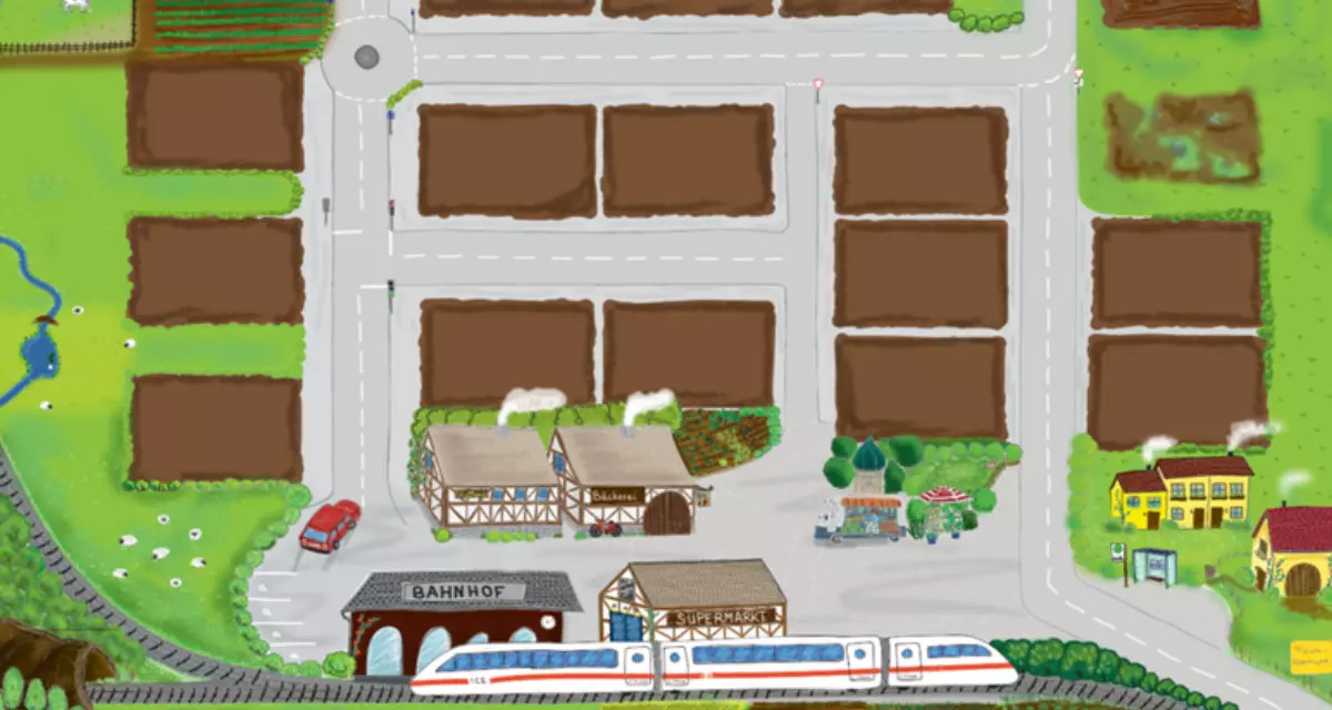 Spielfeld Unsere Traumstadt 2025. Foto: LpB BW